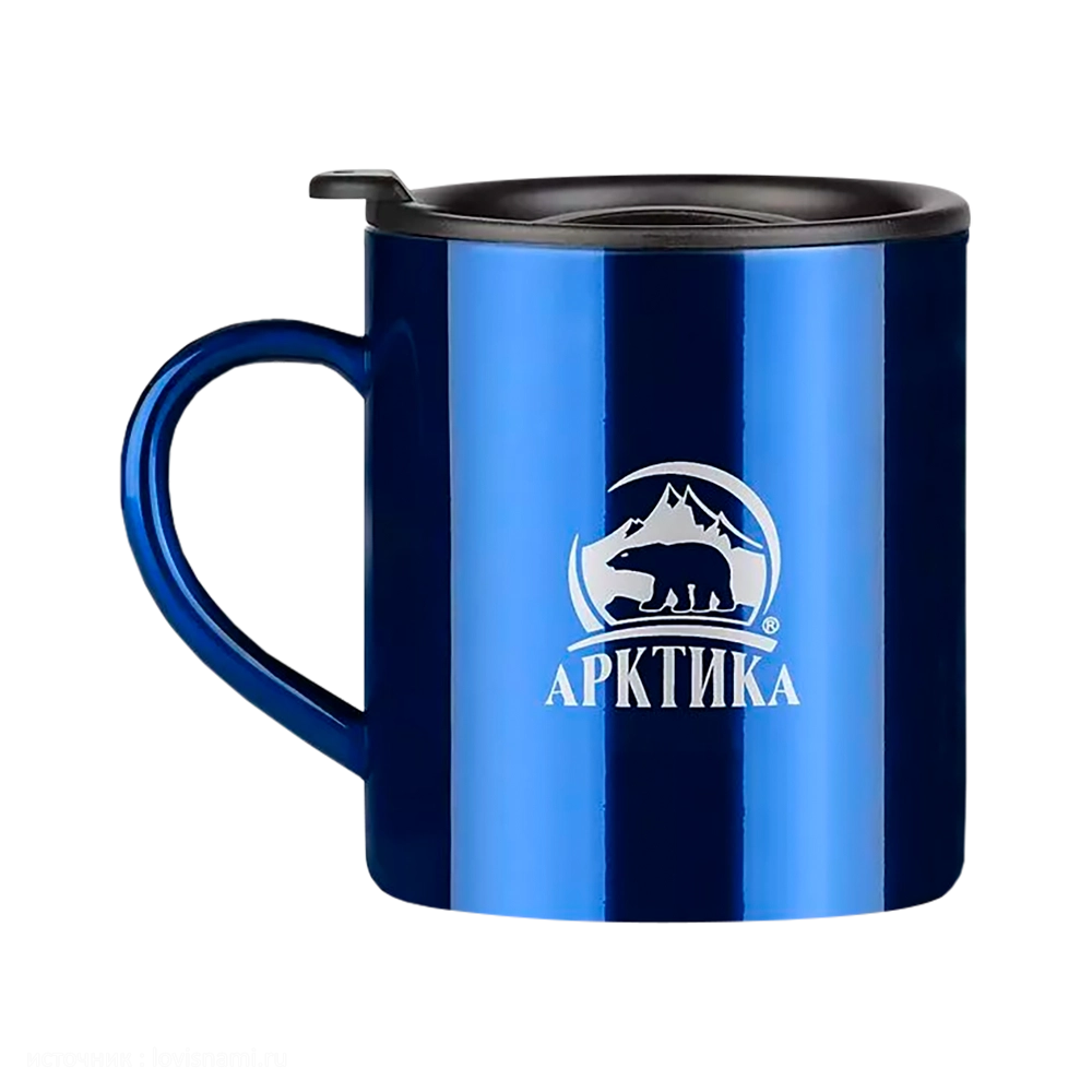Термокружка "Арктика", невакуумная 802-400(синяя). Фото №2