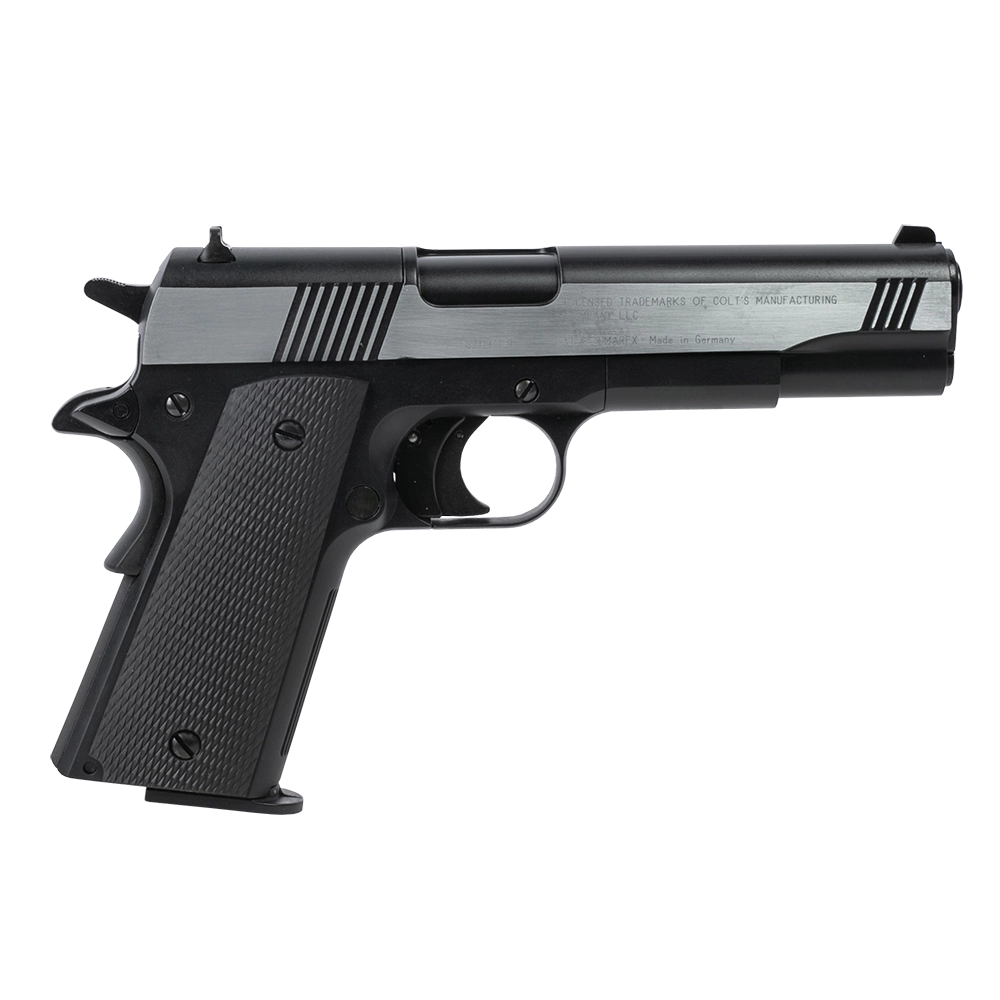 Пистолет пневматический Colt Government 1911 A1 (чёрный с чёрными пластиковыми накладками). Фото №2 Пистолет пневматический Colt Government 1911 A1 (чёрный с чёрными пластиковыми накладками). Фото №2