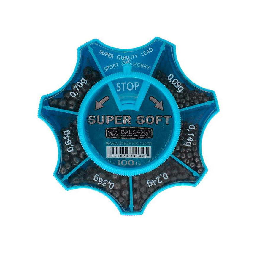 Набор грузил Balsax SUPER SOFT 0,09-0,7г. (10шт.). Фото №1