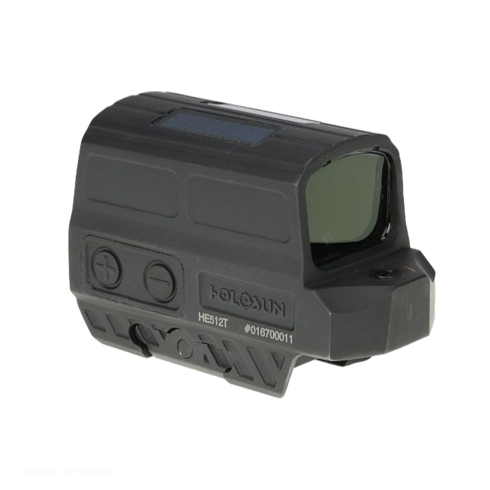 Коллиматор Holosun EnclosedELITE закрытый, Weaver/Picatinny, солнечная батарея, точка/круг/круг-точка GREEN. Фото №3