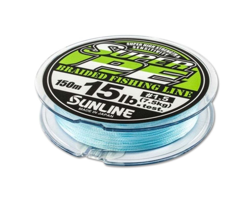 Шнур плетеный Sunline SUPER PE (blue) 150m #0.6/6LB. Фото №1