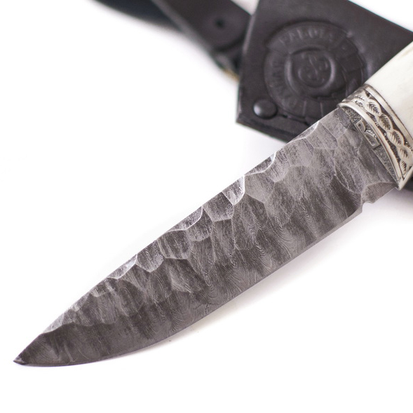 Нож "Коготь" большой дамаск (каменный век) (Ворсма). Фото №3