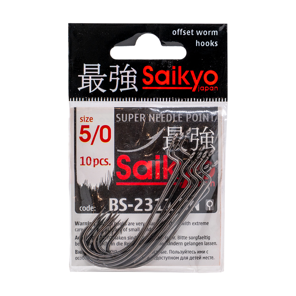 Крючки Saikyo BS-2311 BN №5/0 (10шт). Фото №1