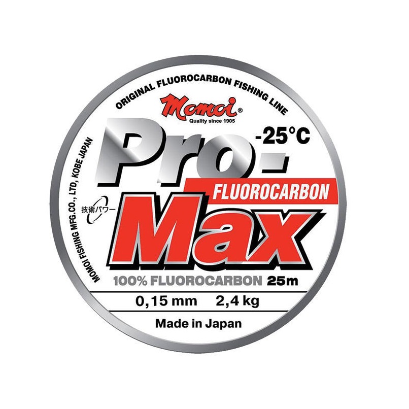 Леска Momoi Pro-Max Fluorocarbon 0,19мм/25м 3,5кг (многослойная). Фото №2