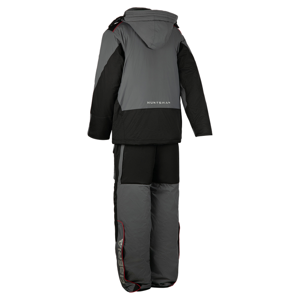 Костюм Huntsman Siberia цвет Серый/Черный ткань Breathable р. 48-50/170-176. Фото №4