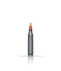 Патрон нарезной БПЗ калибр 5,56х45 HP покрытая полимером гильза 4,0 гр. (в пачке 20 шт.) (в коробке 500 шт.). Фото №1