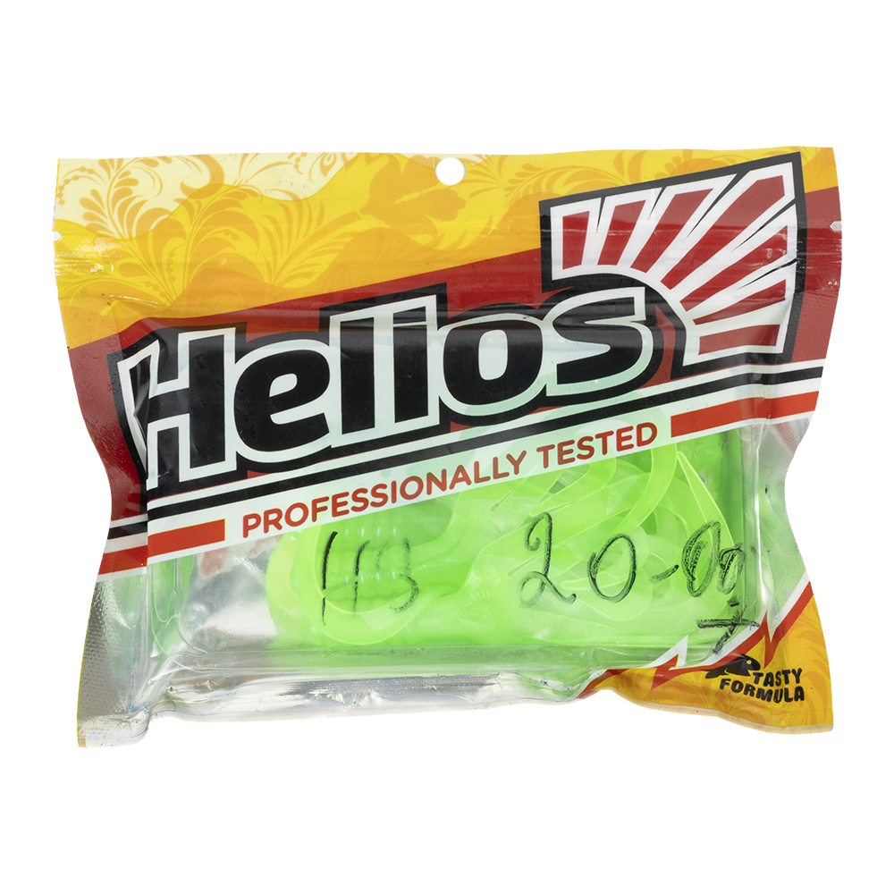 Твистер Helios Credo Four tail 2,35"/6,0 см Electric green 10шт. (HS-20-007). Фото №1 Твистер Helios Credo Four tail 2,35"/6,0 см Electric green 10шт. (HS-20-007). Фото №1