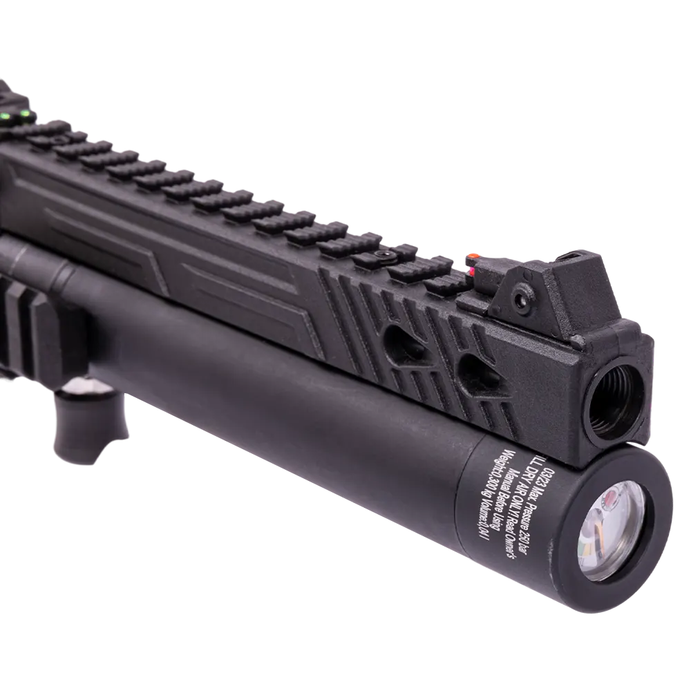 Пистолет пневматический Hatsan JET 1, калибр 6,35, 3 Дж (РСР, пластик, 1 баллон). Фото №3