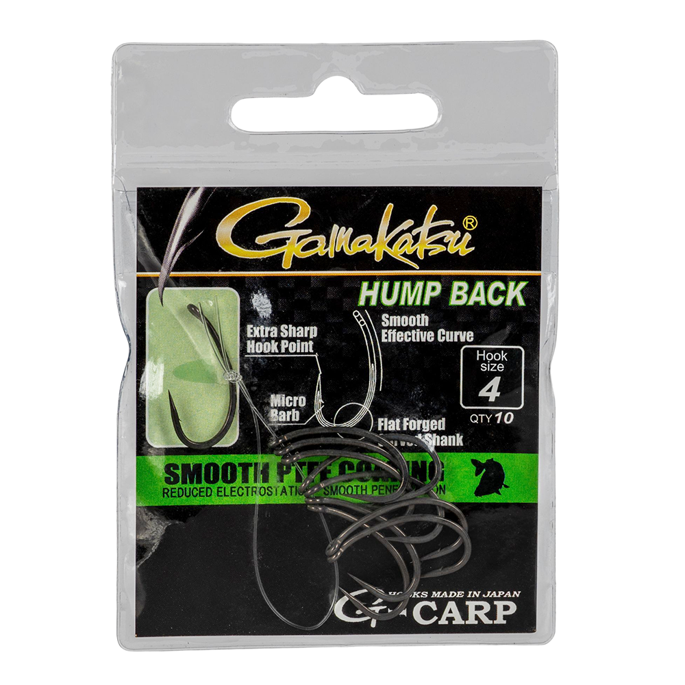 Крючок Gamakatsu G-Carp Hump Back Grey №4. Фото №1 Крючок Gamakatsu G-Carp Hump Back Grey №4. Фото №1