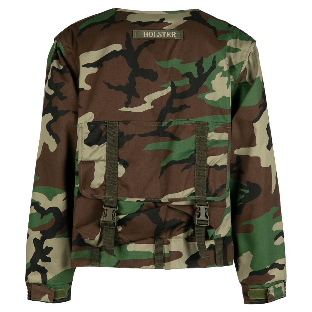 Куртка-жилет охотника "Люкс-2" (смесовая ткань, лес 2010) (112-124/182-188) (Хольстер). Фото №5