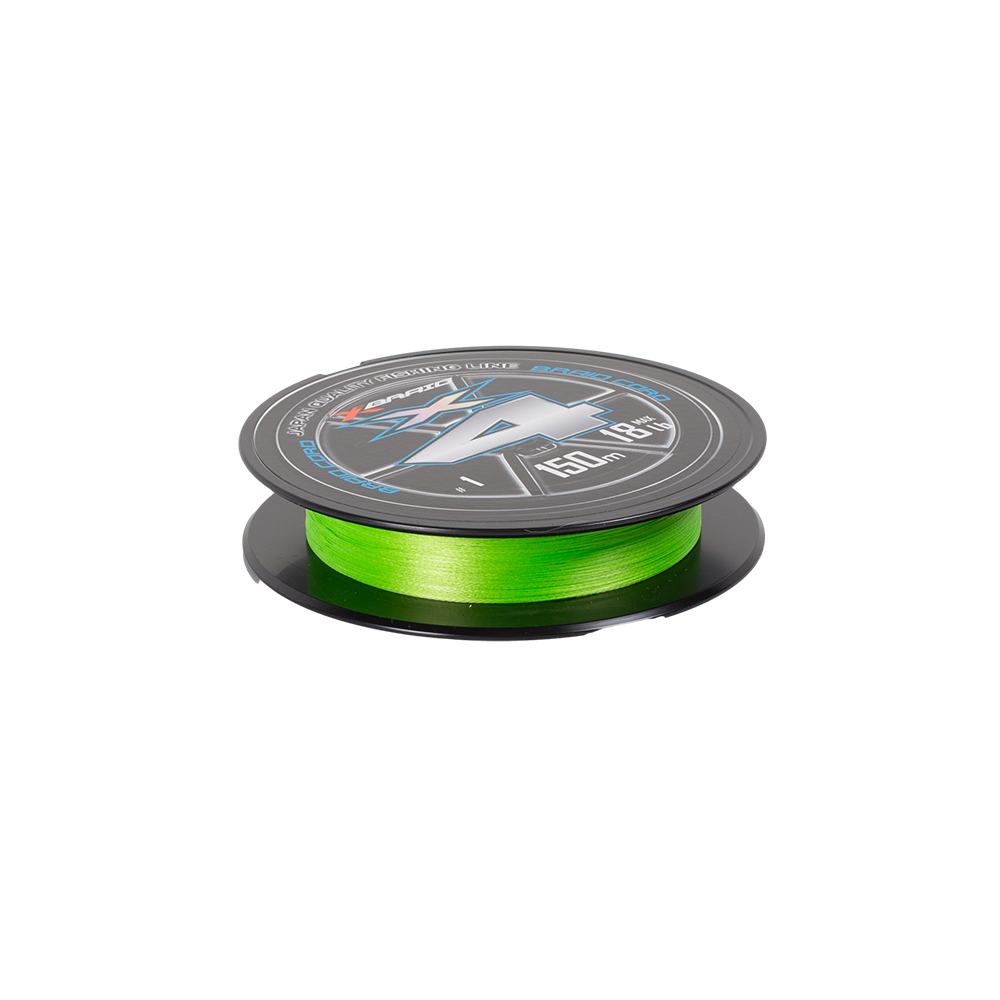Плетёный шнур YGK X-Braid Braid Cord X4 150m Chartreuse #1.0, 0.165мм, 18lb, 8.2кг. Фото №2 Плетёный шнур YGK X-Braid Braid Cord X4 150m Chartreuse #1.0, 0.165мм, 18lb, 8.2кг. Фото №2