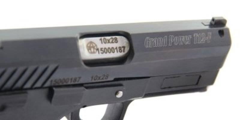Пистолет ООП Grand Power T12-F калибр 10х28. Фото №3