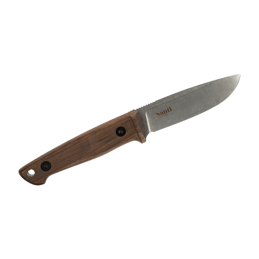 Нож Kizlyar Supreme Santi, AUS-8 StoneWash, дерево, кожа. Фото №2 Нож Kizlyar Supreme Santi, AUS-8 StoneWash, дерево, кожа. Фото №2