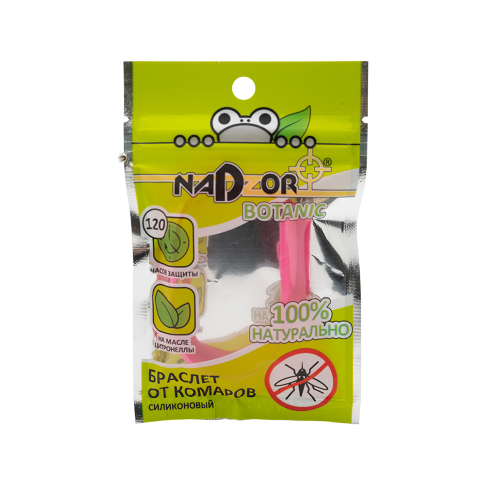Браслет от комаров НАДЗОР силиконовый (1шт). Фото №7