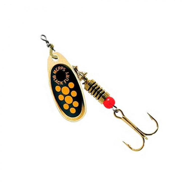 Блесна Mepps Black Fury 3 Gold/Yellow. Фото №1 Блесна Mepps Black Fury 3 Gold/Yellow. Фото №1