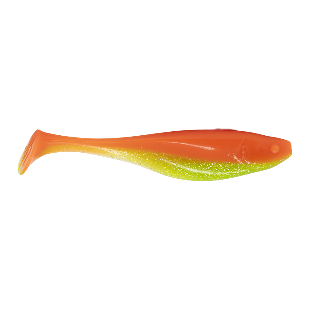Приманка силиконовая Narval Commander Shad 160мм, (3шт. упак.) цвет (#023) Carrot. Фото №1