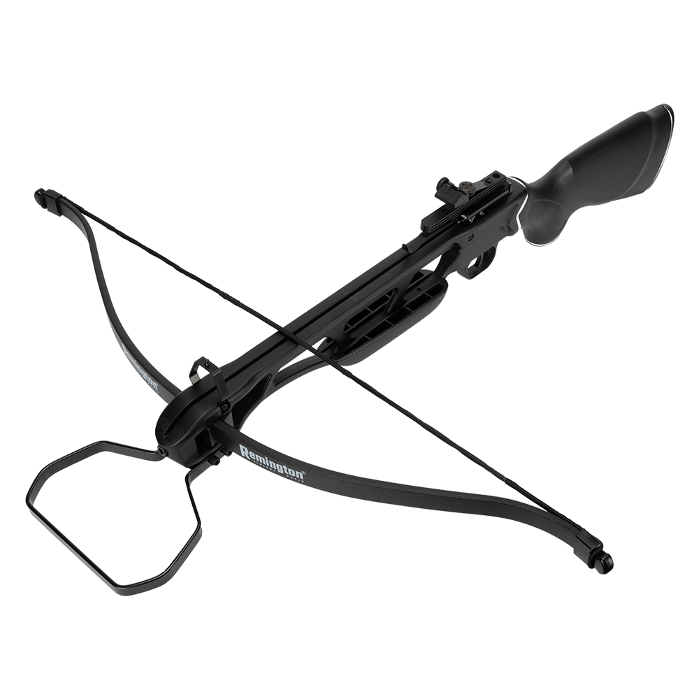 Арбалет Remington Jaeger, рекурсивный, black, плечи, тетива, стремя, крепеж, стрелы 2 шт., законцовки. Фото №5