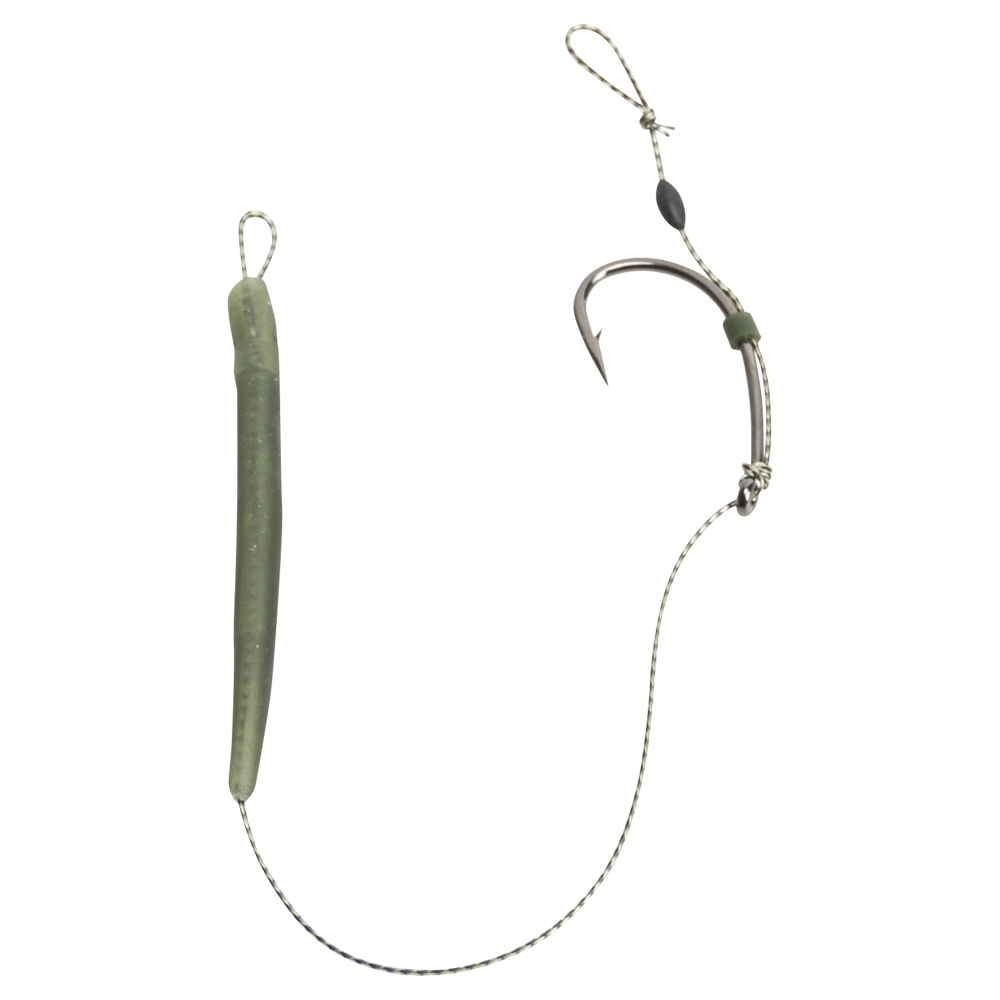 Волосяная оснастка «Метод» 10см 25lb (12кг), крючок Hayabusa P-1 № 4 (бойл 14,16мм), уп.2 шт. Фото №3