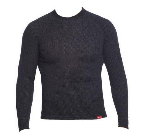 Рубашка мужская "Двойная шерсть" S, черный (NovaTour). Фото №2