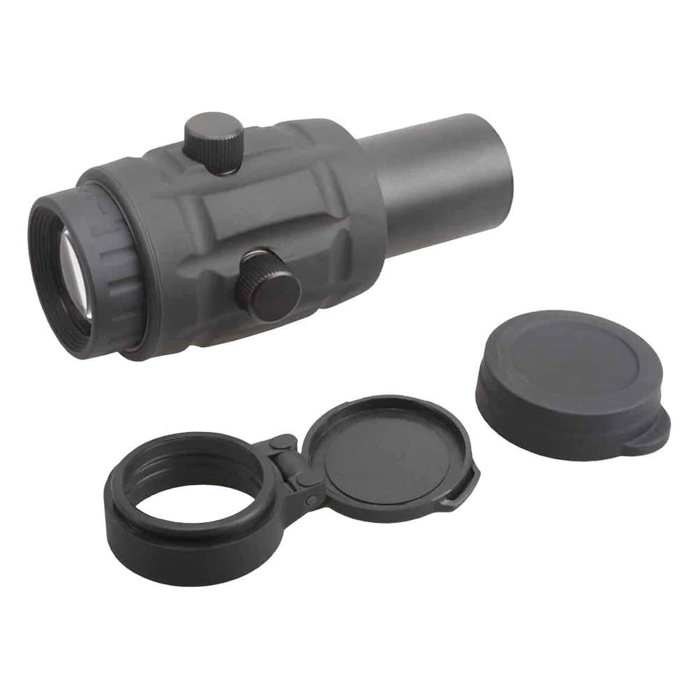 Увеличитель Vector Optics Maverick 4х26 Magnifier, 4-х кратное увеличение, Weaver откидной, прорезиненный. Фото №3