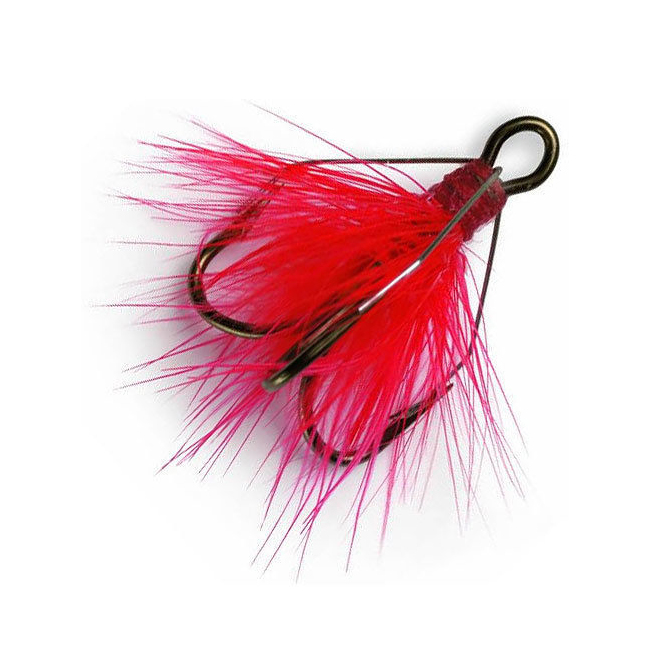 Крючок-тройник с мушкой. Фото №2