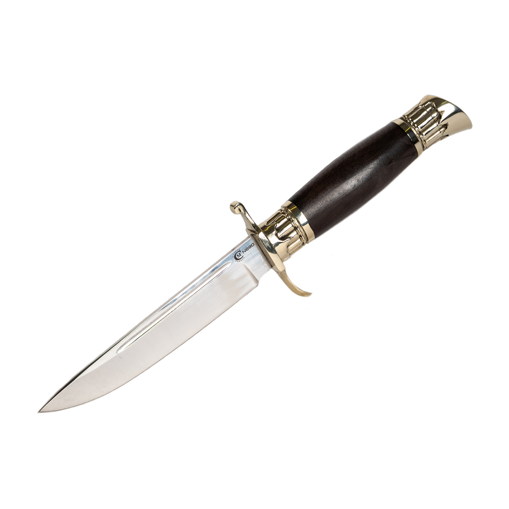 Нож МС "НКВД", сталь N690, литье патроны, граб. Фото №4