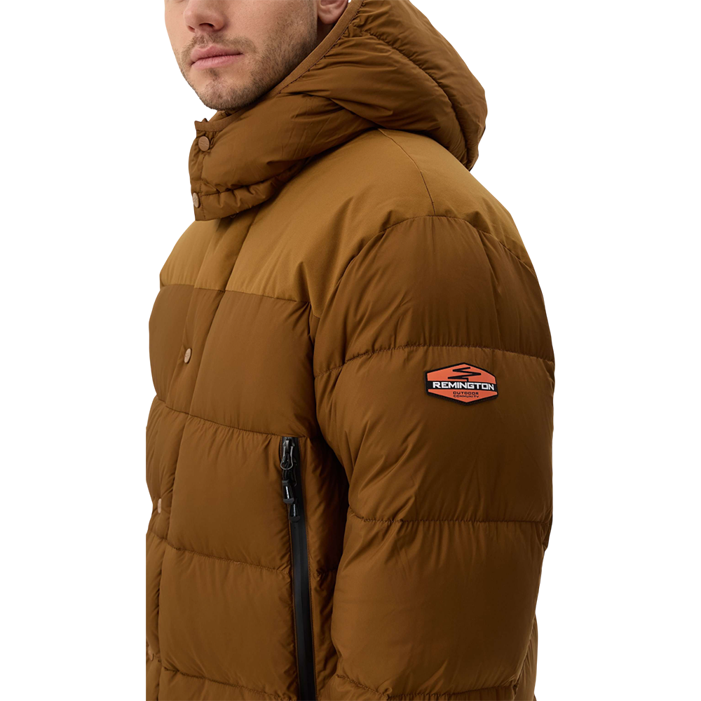 Пальто пуховое мужское Remington DOW2 Anthracene Brown р. 3XL. Фото №7