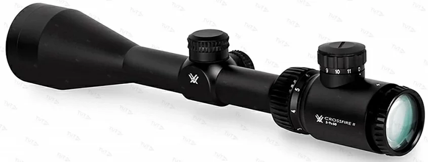 Прицел оптический Vortex Crossfire II 3-9x50, 26мм, сетка V-Brite, подсветка точки 11уровней, черный. Фото №5