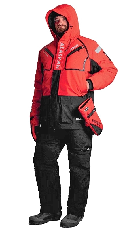Костюм зимний Alaskan Cherokee XXXL красный/черный. Фото №1