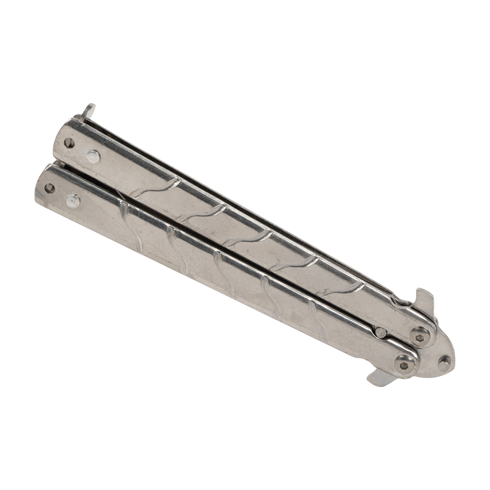 Нож складной "Бабочка" А317Н, клинок 420, рукоять металл (Ярхант). Фото №4