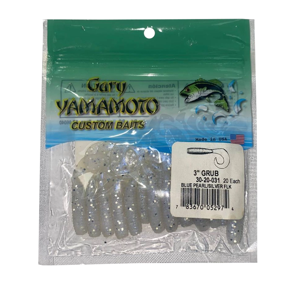 Твистер Gary Yamamoto Single Tail Grubs 3" 7.5см, 20шт. в уп, цвет 031. Фото №3 Твистер Gary Yamamoto Single Tail Grubs 3" 7.5см, 20шт. в уп, цвет 031. Фото №3