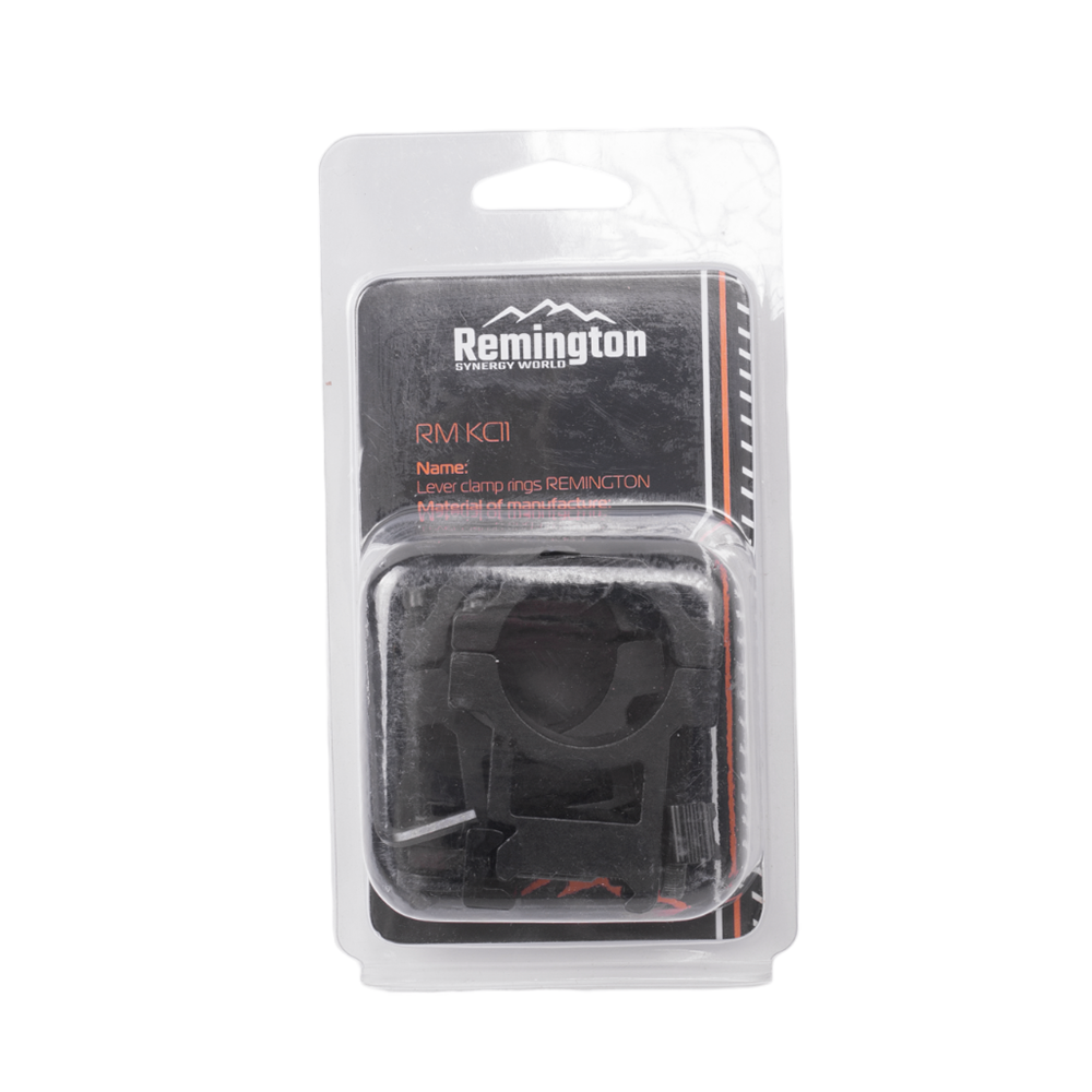 Кольца быстросъемные REMINGTON 30мм на Weaver средние 22мм рычаг блистер. Фото №1