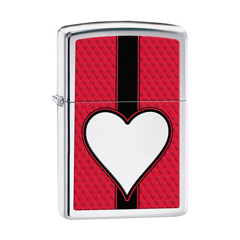 Зажигалка Zippo Chrome Heart. Фото №2