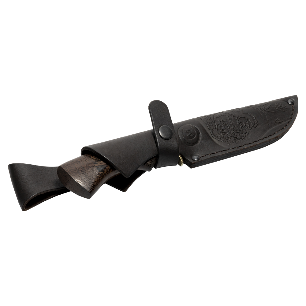 Нож "Лорд" кованая сталь 95х18 (венге, литье) (Семина). Фото №1