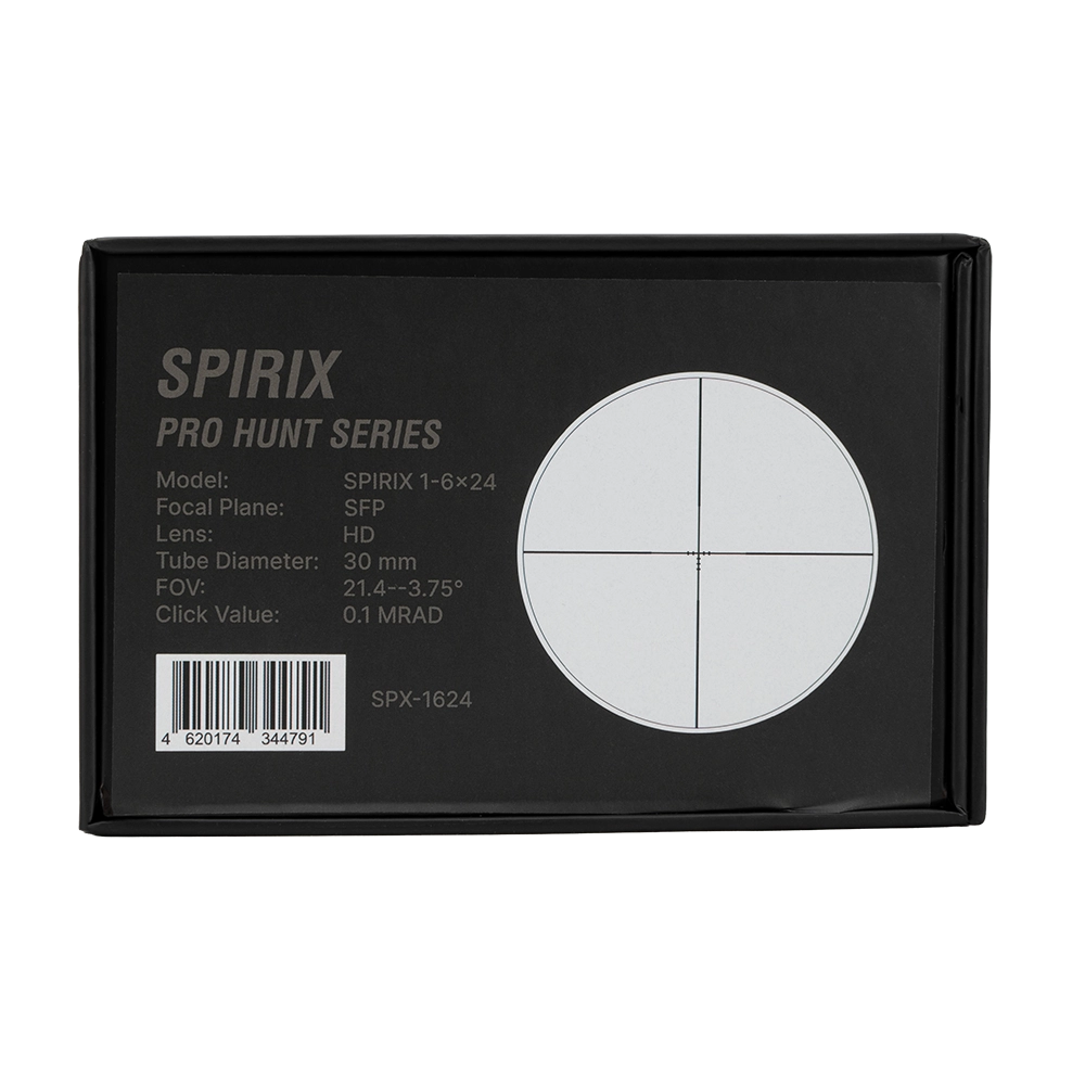 Прицел оптический REMINGTON SPIRIX 1-6x24 HD SFP IR 30мм 0.1 MRAD. Фото №17 Прицел оптический REMINGTON SPIRIX 1-6x24 HD SFP IR 30мм 0.1 MRAD. Фото №17