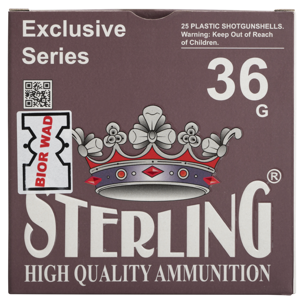 Патрон STERLING 12/70 Bior № 3 36 гр. (пачка 25 шт.). Фото №5