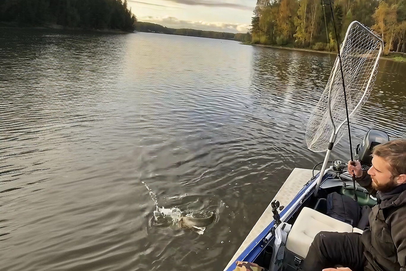 ловля щуки с лодки