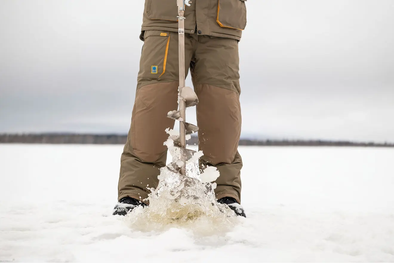 ловля судака зимой