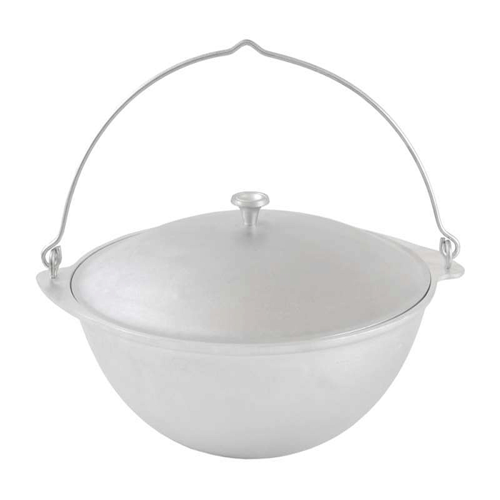 Казан KUKMARA походный с крышкой (литой, алюминиевый) 6 л. Фото №2