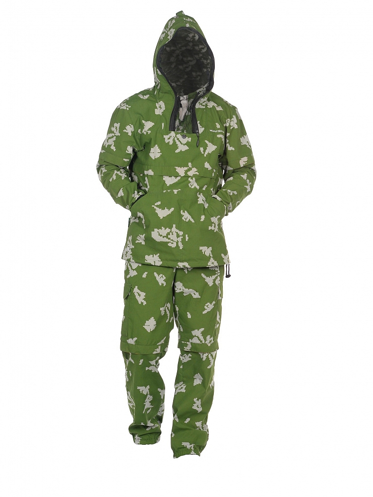 Костюм летний Антигнус с ловушками ткань смесовая цвет: Березка р. 56-58/182. Фото №1 Костюм летний Антигнус с ловушками ткань смесовая цвет: Березка р. 56-58/182. Фото №1