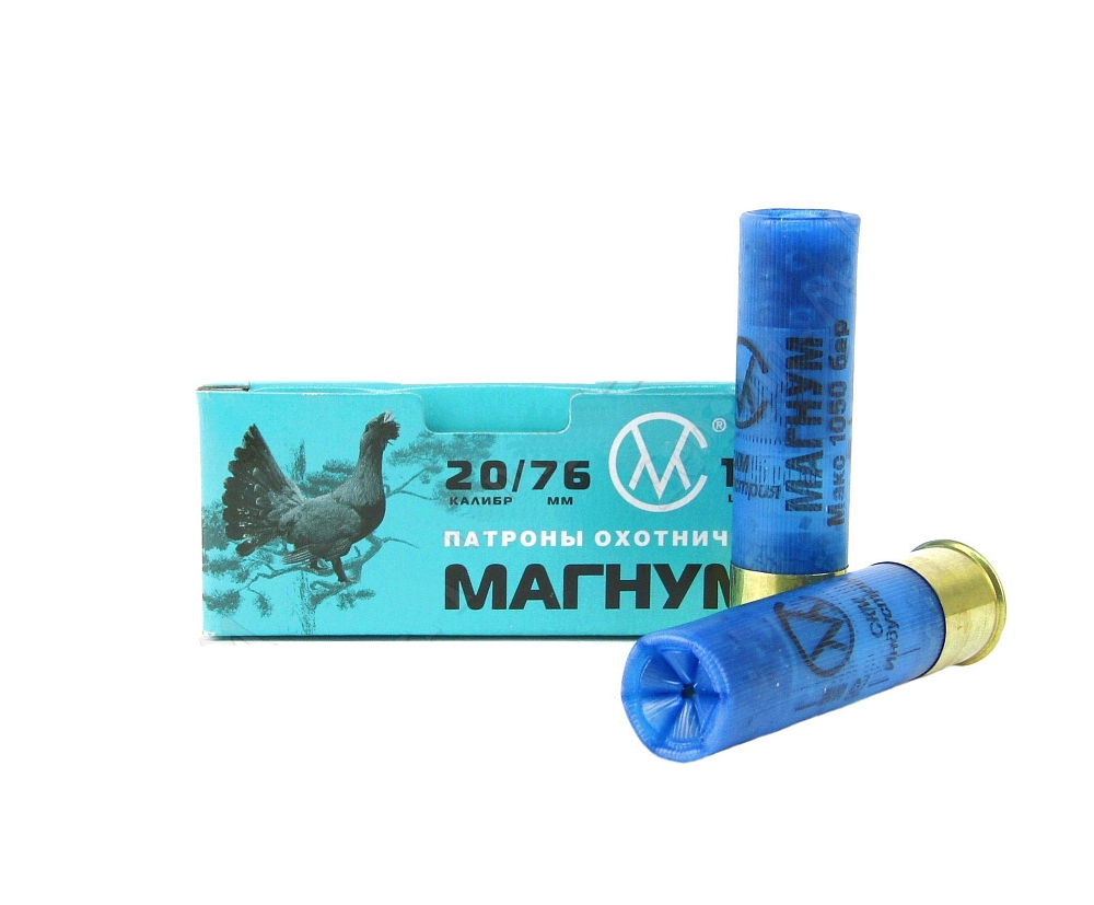 СКМ Патрон охотничий 20/76 № 3, 32 гр. Магнум (п. Импорт). Фото №2