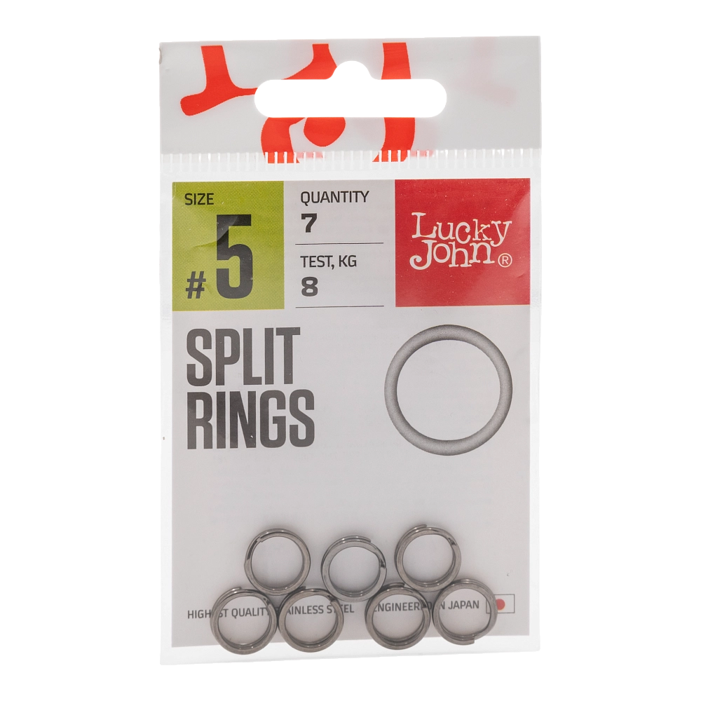 Кольца заводные LJ Pro Series SPLIT RINGS 08.2мм/08кг 7шт.. Фото №3