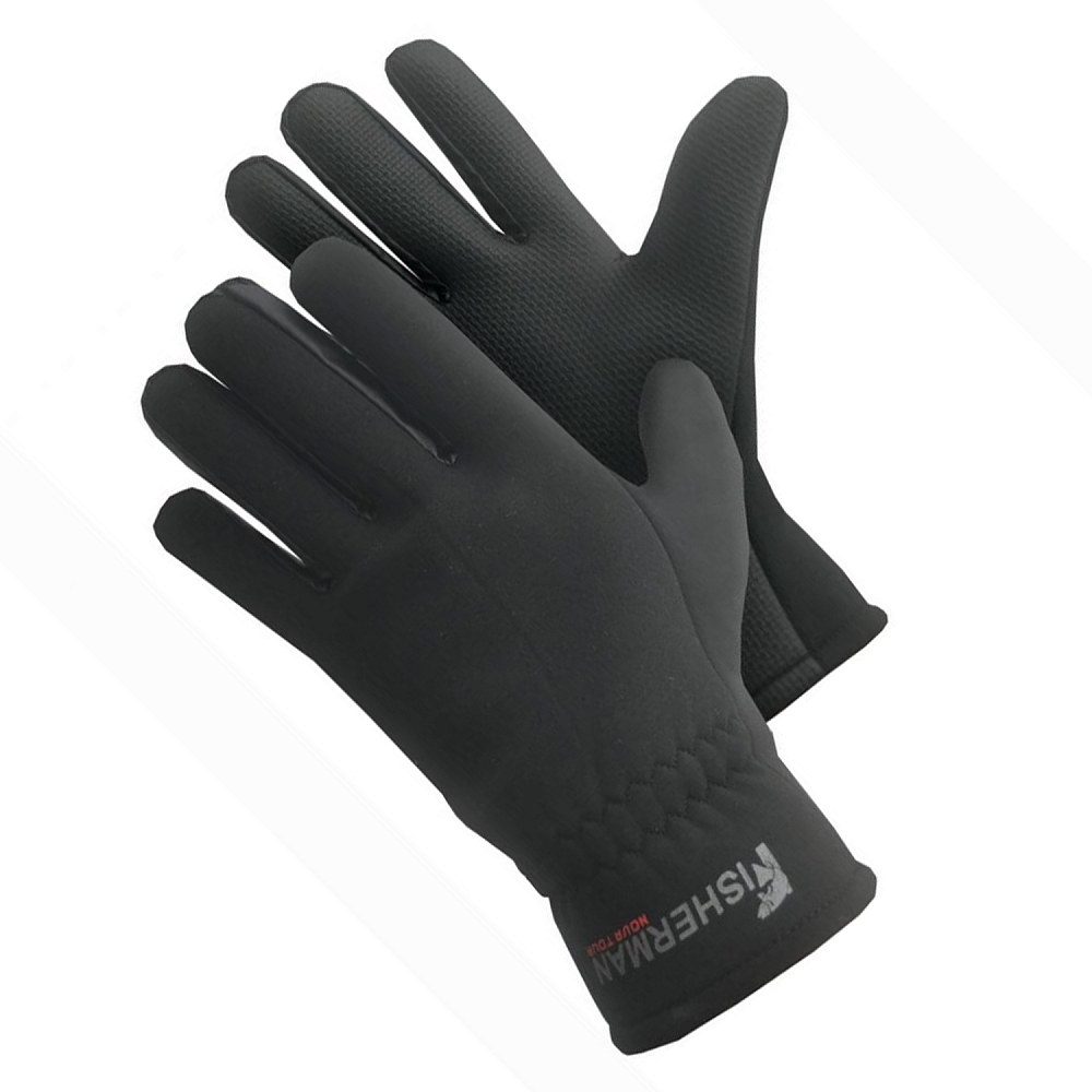 Перчатки для рыбалки "Грув" L (черный) (NovaTour). Фото №2
