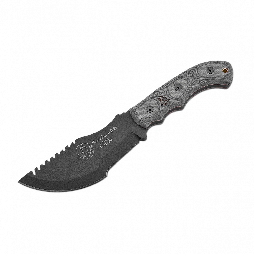 Нож Tops Knives Damascus Mini Tom Brown Tracker. Фото №1