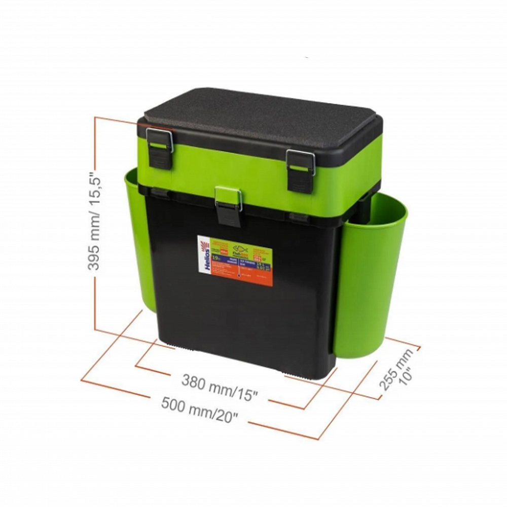 Ящик зимний зеленый Helios. Фото №3 Ящик зимний зеленый Helios. Фото №3