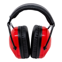 Наушники противошумные ShotTime 15 стрелковые, NRR 22dB /SNR 27dB,красные, 200г