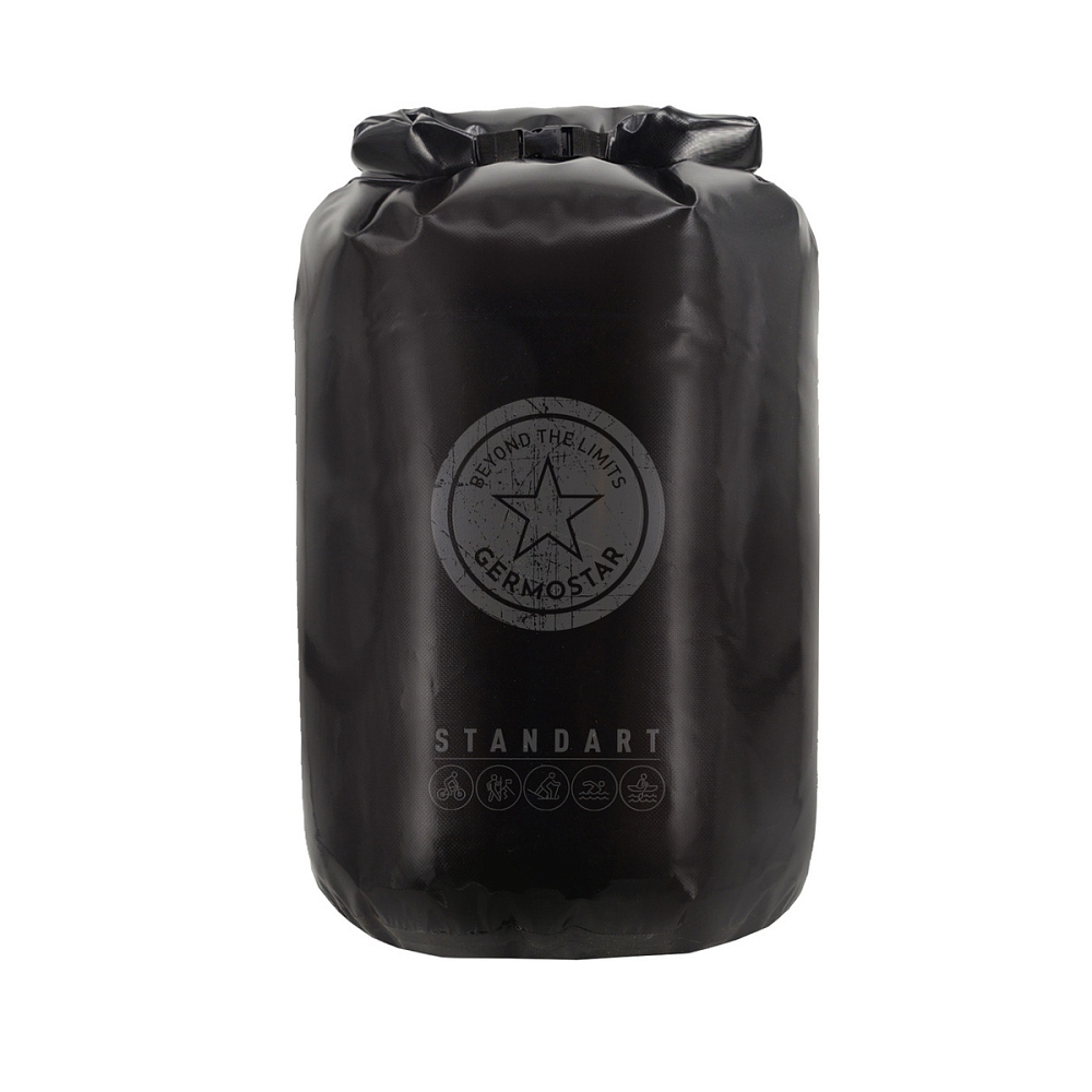 Гермомешок GERMOSTAR PRO ПВХ литой 60 л черный. Фото №2