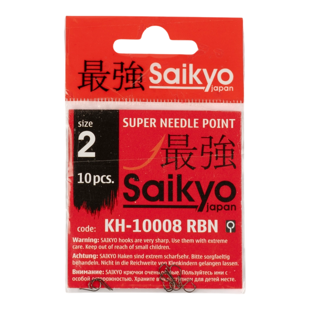 Крючок KH-10008RBN № 2 (Saikyo). Фото №1 Крючок KH-10008RBN № 2 (Saikyo). Фото №1