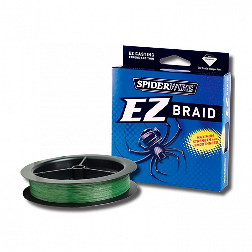 Леска плетеная SPIDERWIRE "EZ Green" 0.12mm (100m)(5.1kg)(зеленая). Фото №1