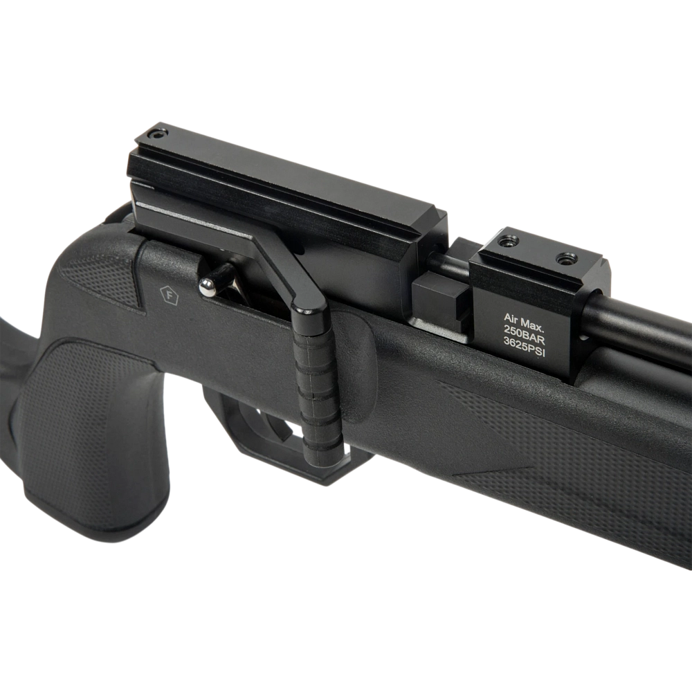 Винтовка пневматическая Borner PCP Streamline Regulator cal. 6,35 мм, 3Дж. (2 маг, черный пластик). Фото №12